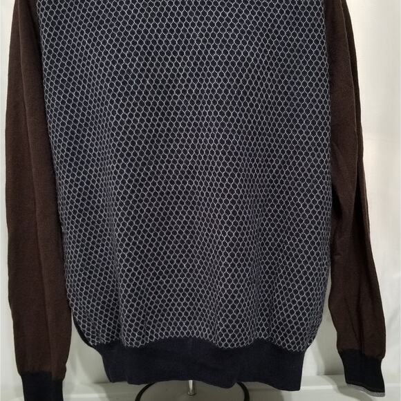 Vintage Ted Lapidus Men's XL Sweater Merino Wool - Picture 2 of 6